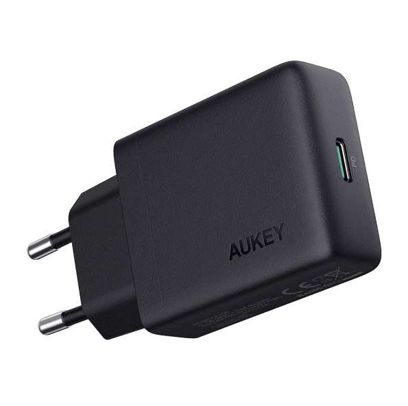 Chargeur Secteur USB-C Aukey avec Power Delivery 3.0 - 27W (Via Coupon - Vendeur Tiers)