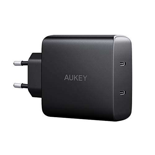 Chargeur secteur Aukey - 2 ports USB type-C Power Delivery 3.0 (vendeur tiers)