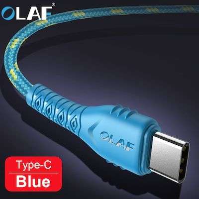Sélection de produits Olaf en promotion - Ex: câble USB > USB type-C 2.4A - en nylon tressé, 50 cm, différents coloris (vendeur tiers)