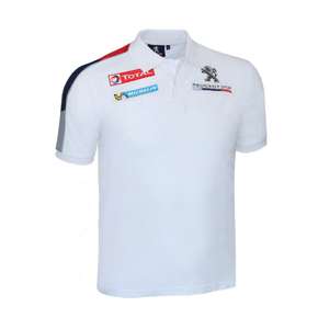 Sélection de vêtements Peugeot Sport / Citroen racing en promotion - Ex: Polo Homme Peugeot Sport, Taille S ou L