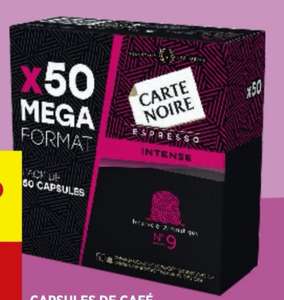 Boîte de 50 capsules de café Carte Noire compatibles Nespresso