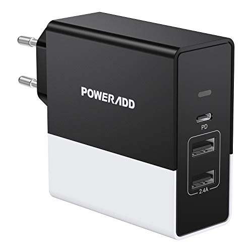 Chargeur Secteur USB-C Poweradd avec Power Delivery 3.0 (Vendeur Tiers)