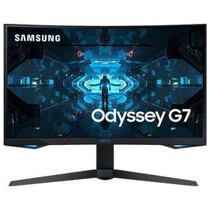 Ecran PC 27" Incurvé Samsung Odyssey G7 - QLED, WQHD, Dalle VA, 240 Hz, 1 ms, HDR 600, FreeSync Pro
