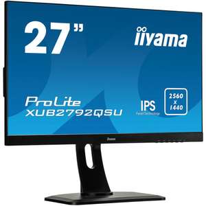 Écran PC 27" Iiyama ProLite XUB2792QSU-B1 - WQHD, LED IPS, 5 ms, 60 Hz, FreeSync