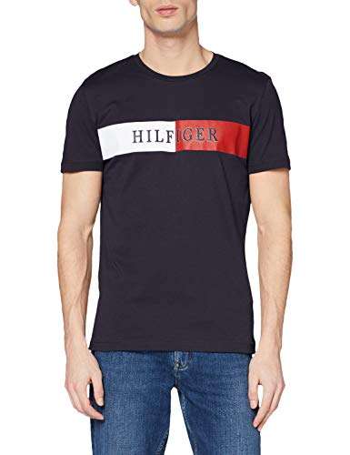 Tee-shirt Tommy Hilfiger Block Stripe à partir de 18.58€ (différents coloris / tailles) - Ex : bleu (taille S)