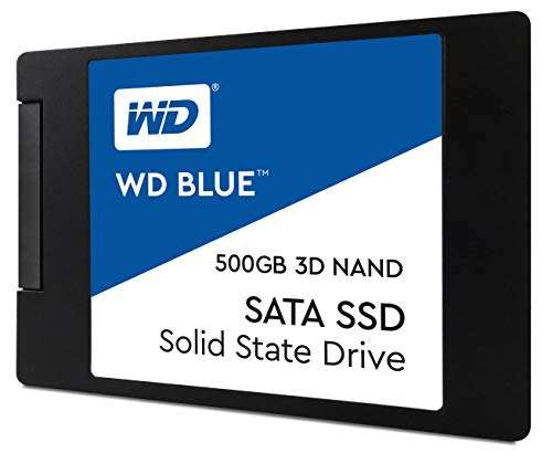 SSD Interne 2.5" Western Digital WD Blue (TLC 3D, DRAM) - 500Go