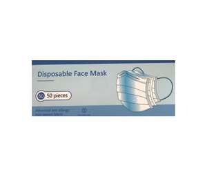 Boite de 50 Masques chirurgicaux à triple couche FDA