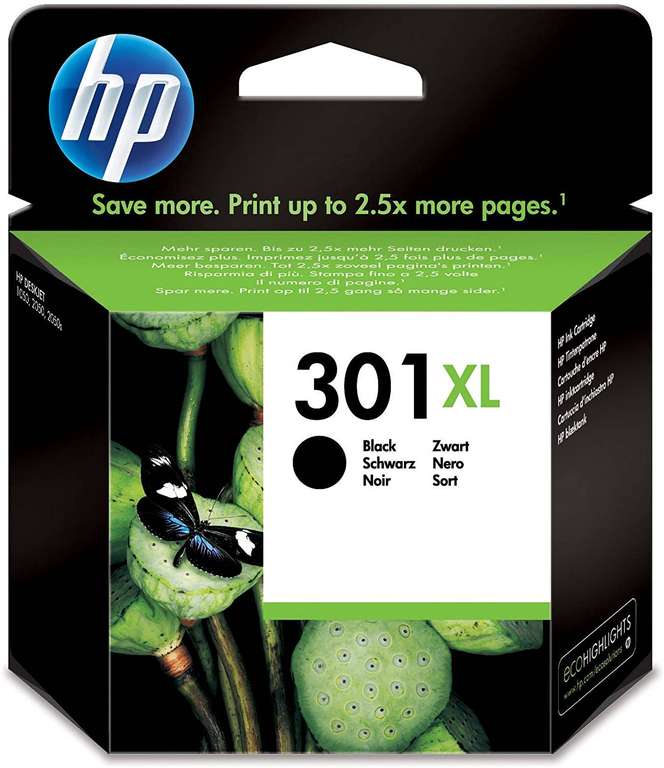 Cartouche d'encre HP 301 XL - Noir
