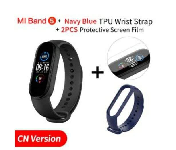 Bracelet connecté Xiaomi Mi Band 5 - Version CN (Vendeur tiers)