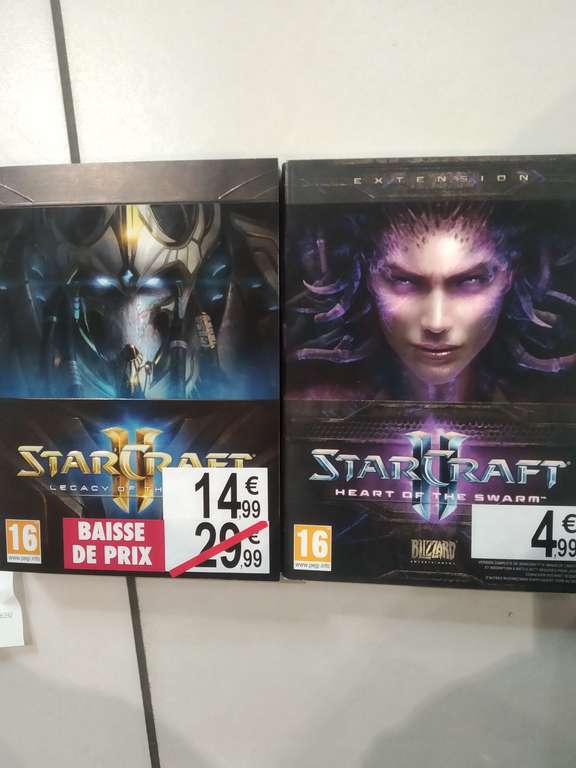 StarCraft II: Heart of the Swarm ou Legacy of the Void sur PC - Chambéry (73)