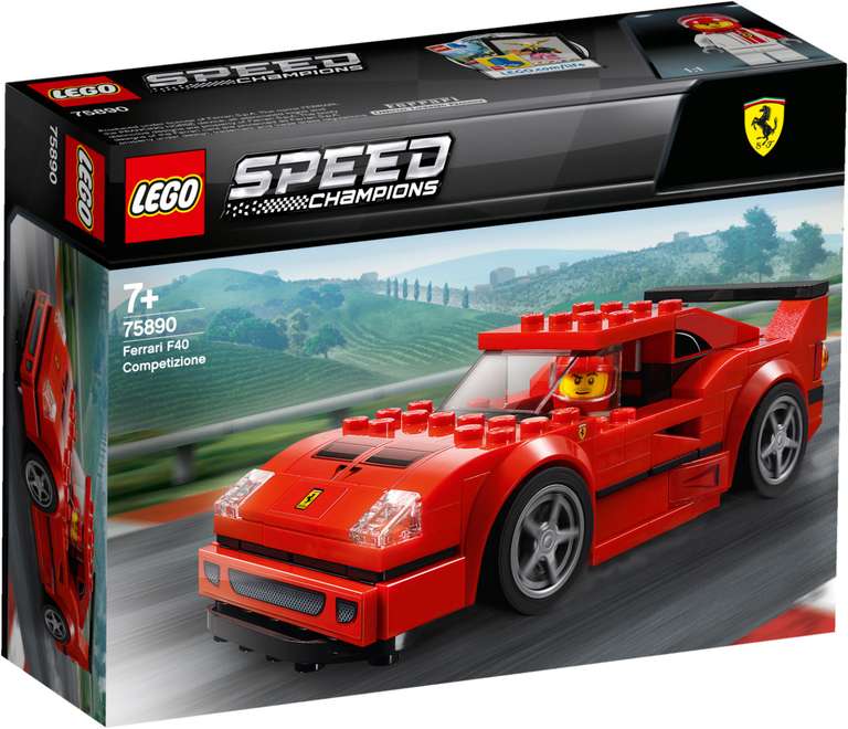 Sélection de jouets Lego en promotion - Ex : Speed Champions - Ferrari F40 Competizione (75890) - GetGoods.com