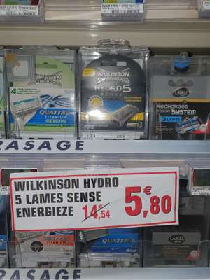 Pack de 3 lames Wilkinson Hydro 5 Sense Energize (Oberhausbergen 67)