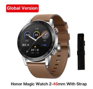 Montre connectée Honor Magic Watch 2 - 46 mm, Marron (102,97€ avec le code FR08AUG)