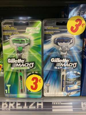 Rasoir Gillette Mach3 Sensitive / Turbo + 1 lame - Plerin (22)