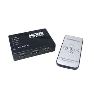 Switch HDMI 5 ports 1080p avec télécommande infrarouge