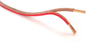 Câble d'enceintes KabelDirekt Pro en cuivre OFC - 2 x 2,5 mm² (30m)