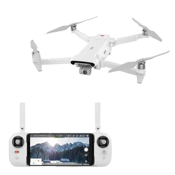 Drone quadricoptère RTF Xiaomi Fimi X8 SE (2020) - GPS, avec caméra 4K UHD, stabilisation 3 axes, blanc