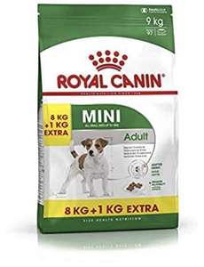 Paquet de croquettes pour chien Royal Canin Mini Adult - 8 + 1 kg