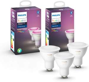 Pack de 3 ampoules Philips Hue GU10 Color