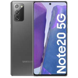 Smartphone 6.7" Samsung Galaxy Note 20 (5G) - Full HD+, Exynos 990 ou Snapdragon 865+, RAM 8 Go, 256 Go (+ 69.90€ en SuperPoints)