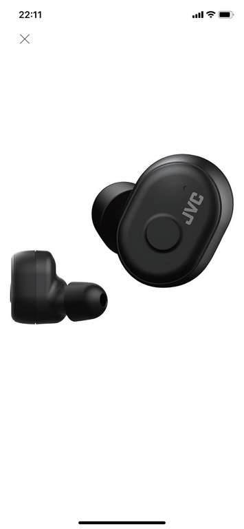 Écouteurs intra-auriculaires JVC - Bluetooth True wireless, Noir