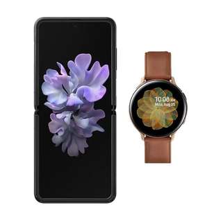 [Étudiants via Unidays] Smartphone 6,7" Galaxy Flip Z 4G - 256Go, 8Go RAM + Montre offerte - Ex : Watch Active2 4G + 1 an d'assurance Care+