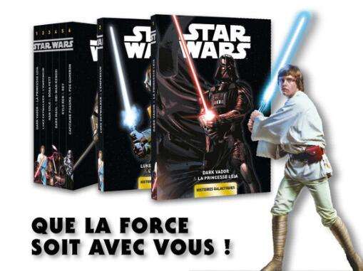 6 comics Star Wars au prix unitaire de 2.99€