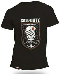 T-Shirt Call of Duty Black Ops 4 - Taille M à 7.01€, Tailles L et XL à 9,07€