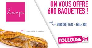Baguette offerte dans les boulangeries "La Mie de Pain" participantes - Toulouse et sa périphérie (31)