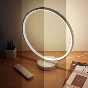 Lampe de Chevet Anneau LED Aukey LT-ST37 - Lumière Réglable avec Télécommande (Vendeur tiers)