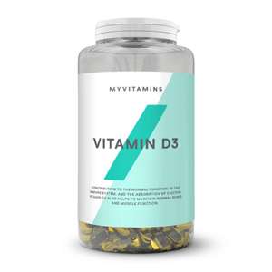 Réduction sur les produits vitaminés & livraison offerte - Ex: 360 gélules de Vitamine D3