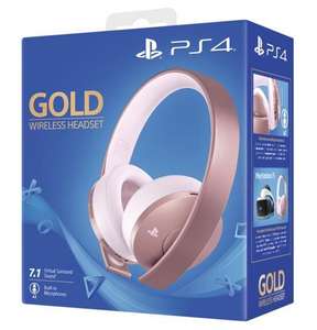 Casque audio sans fil Sony Rose Gold Edition pour PS4