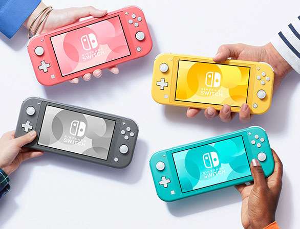 Console Nintendo Switch Lite - Différents coloris (via 50€ sur la carte de fidélité)
