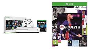 Pack Console Microsoft Xbox One S + Roblox + FIFA 21