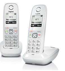 Sélection de téléphones fixes sans fil en promotion - Ex : Gigaset AS405 Duo - Blanc