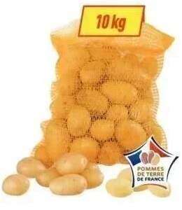 Filet de 10 kg de pommes de terre - Cat. 2, Diverses variétés (Origine France)