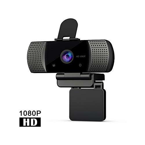 Webcam Kogolike - 1080P Full HD, avec Microphone, USB 2.0 PC Web Caméra, avec Cache Webcam et trépied (Vendeur Tiers)