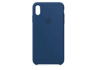 Coque en silicone pour Apple iPhone XS Max - Bleu Horizon