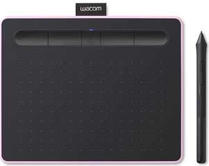 Tablette Graphique Wacom Intuos M Bluetooth avec Stylet - Couleur Berry et Noir