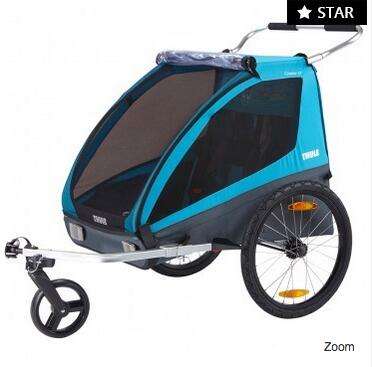 Remorque vélo pour enfant Thule Coaster XT Chariot Coaster XT - bleu