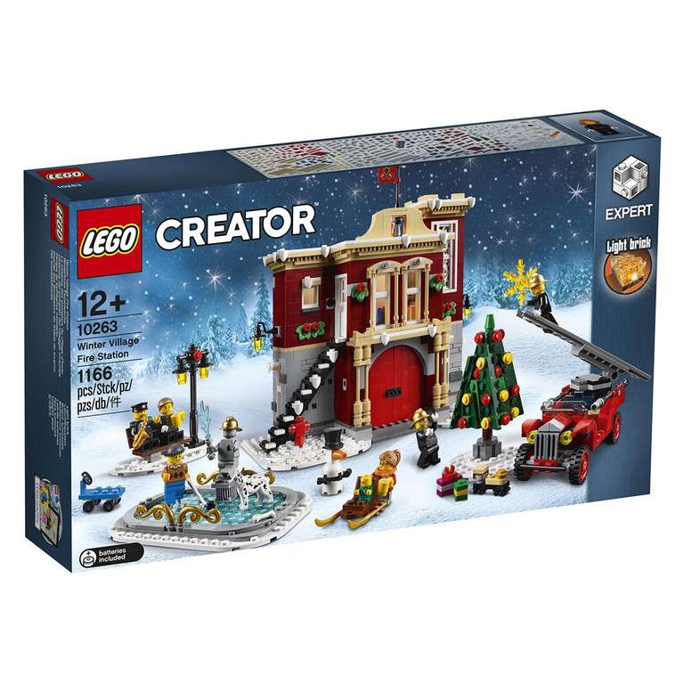 Jouet Lego Creator La caserne des pompiers du village d'hiver - 10263