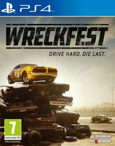Wreckfest sur PS4 (retrait magasin uniquement)
