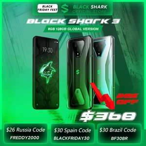 Smartphone 6.67" Xiaomi Black Shark 3 (Version Globale) - 5G, RAM 8 Go, 128 Go (307,14€ via BFRAPIDE28 + BFRAPIDE14)