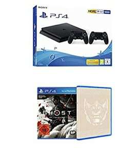 Console PlayStation 4 Slim 500 Go + 2ème manette + Ghost of Tsushima (Standard Plus Edition)