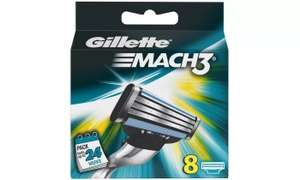 Pack de 8 Lames de Rasoir Gillette Mach3 ou Pack de 10 Lames de Rasoir Gillette Sensor Excel