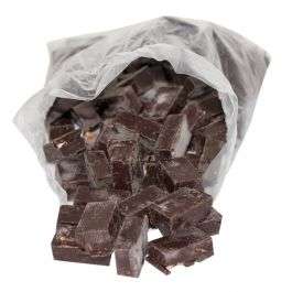 Sachet de chutes de Nougat de Montélimar tendre enrobé de chocolat noir 1 kg