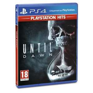 Sélection de jeux Playstations Hits en promotion - Ex: Until Dawn sur PS4