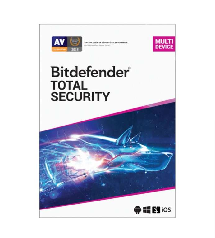 [Nouveaux Clients] 3 mois d'abonnement gratuit au Logiciel Bitdefender Total Security 2020 (Dématérialisé)