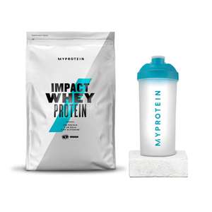 1kg Impact Whey protein + Shaker