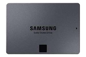 SSD Interne 2.5" Samsung 870 QVO (QLC, DRAM) - 1 To, SATA III (MZ-77Q1T0BW)